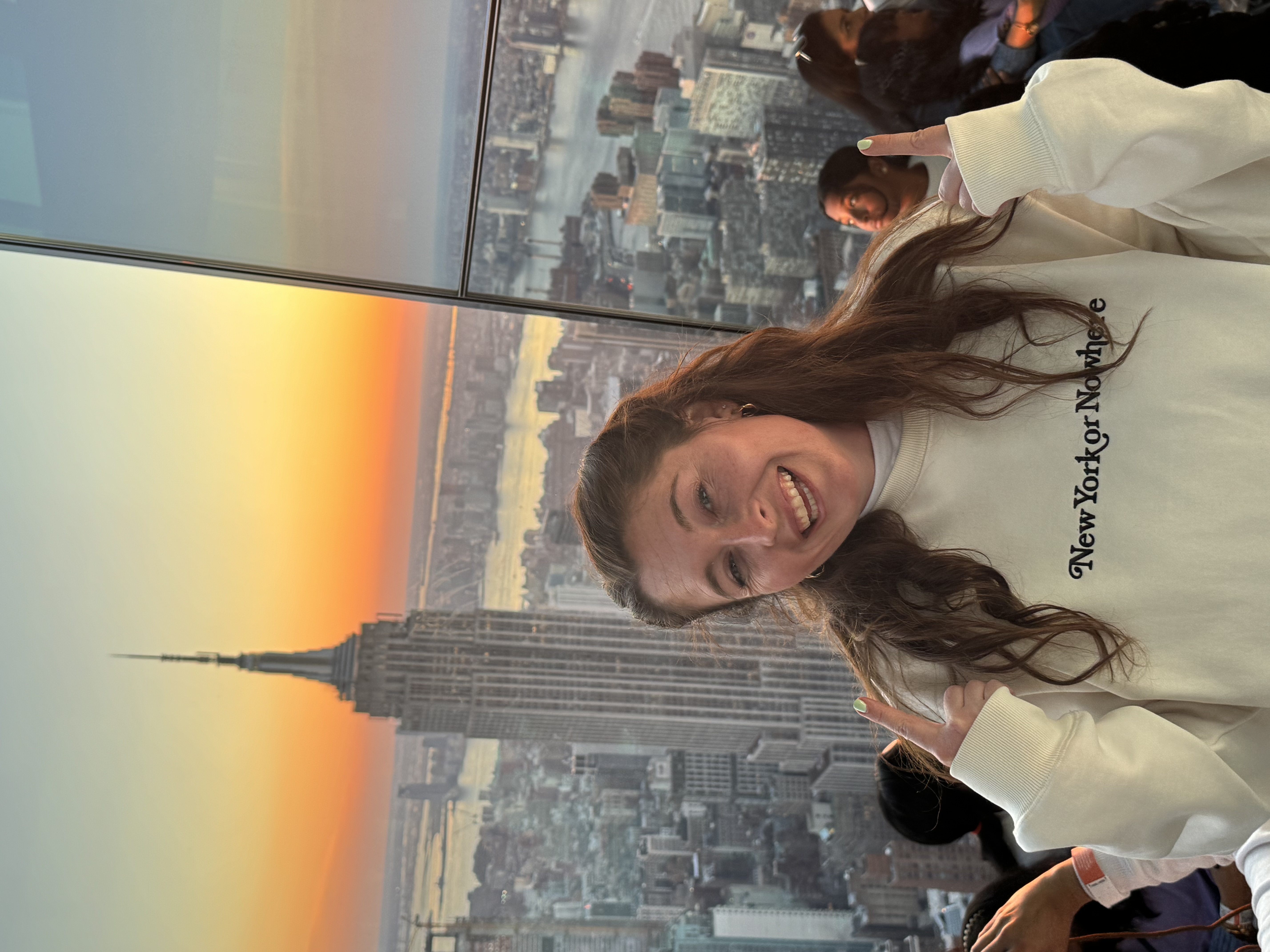 NYC Empire State sunset